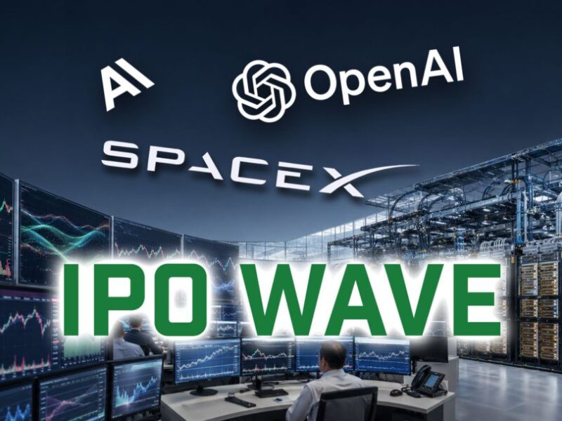 The 2026 AI IPO wave compared to the 2021 SPAC boom — capital concentration in SpaceX, Anthropic, and OpenAI